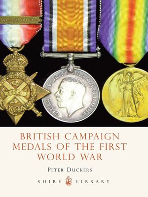 cover image of British Campaign Medals of the First World War
